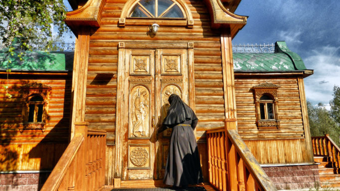 Orthodox Nun, Atchair Monastery, Omsk Nun Omsk