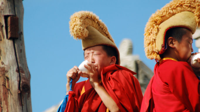 Buddhist Monks, Erdene Zuu, Mongolia Kharkhorin